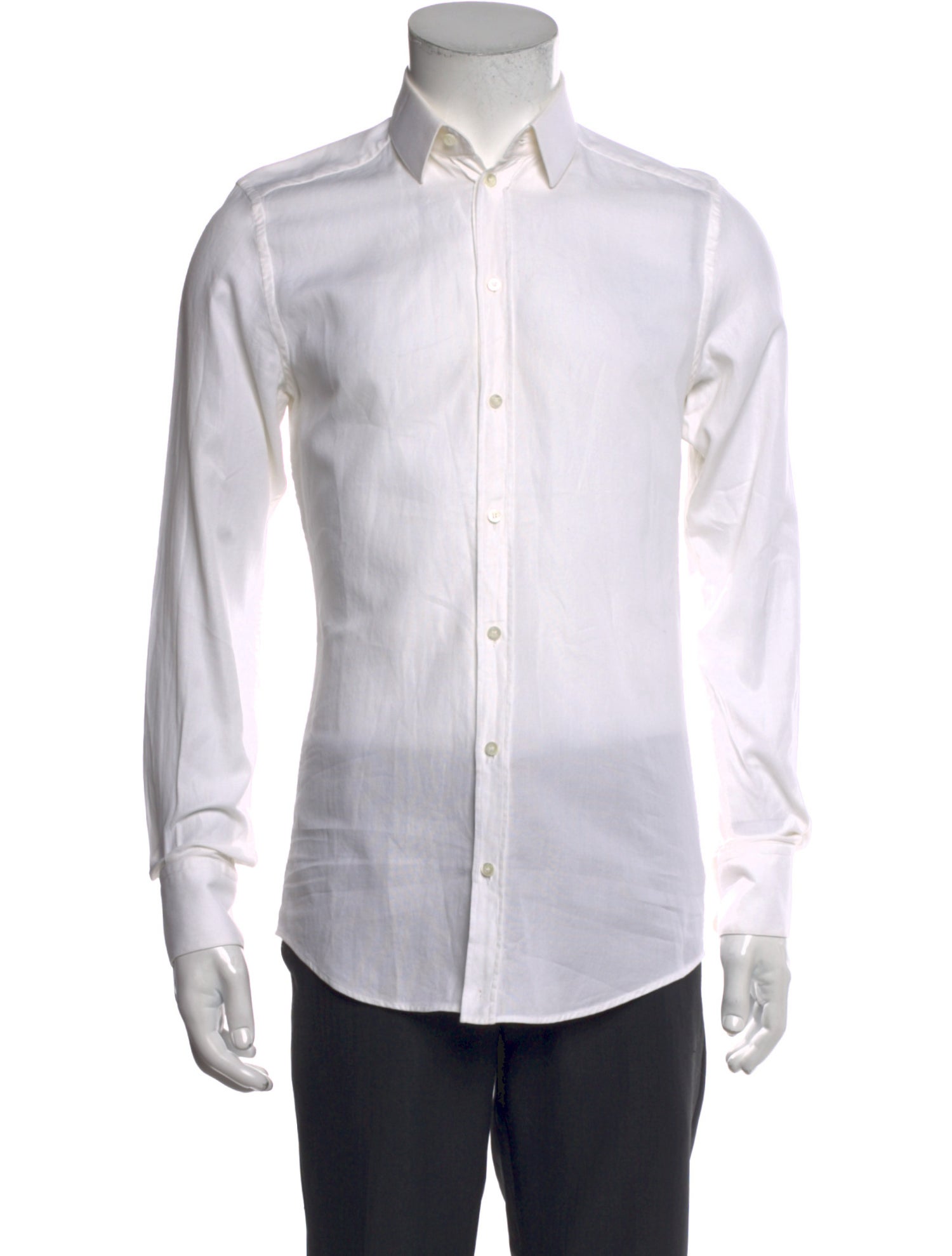 Dolce & Gabbana Long Sleeve Tuxedo Shirt