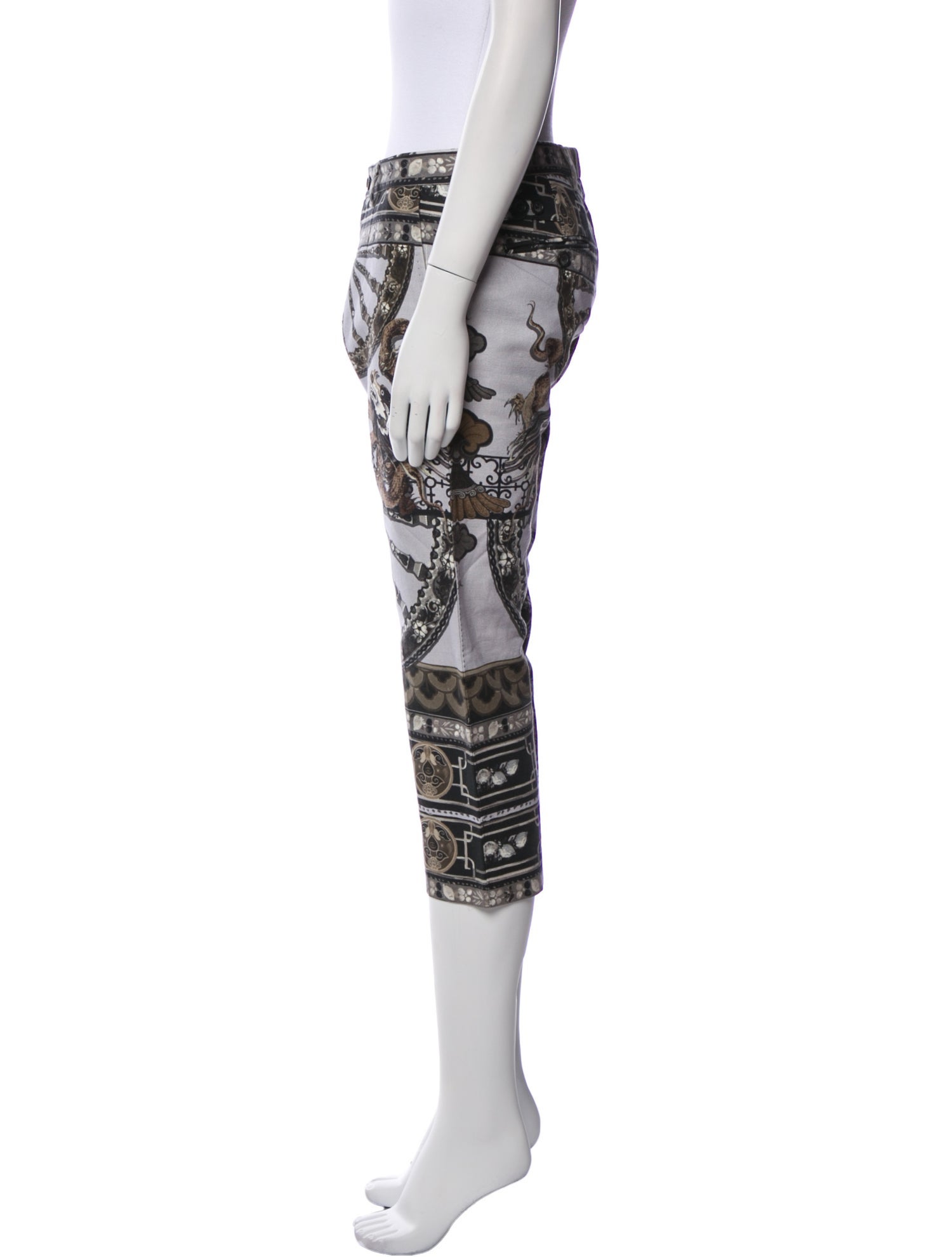 Dolce & Gabbana Printed Straight Leg Pants