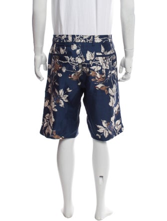 Dolce & Gabbana Silk Flat Front Shorts