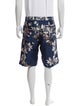 Dolce & Gabbana Silk Flat Front Shorts