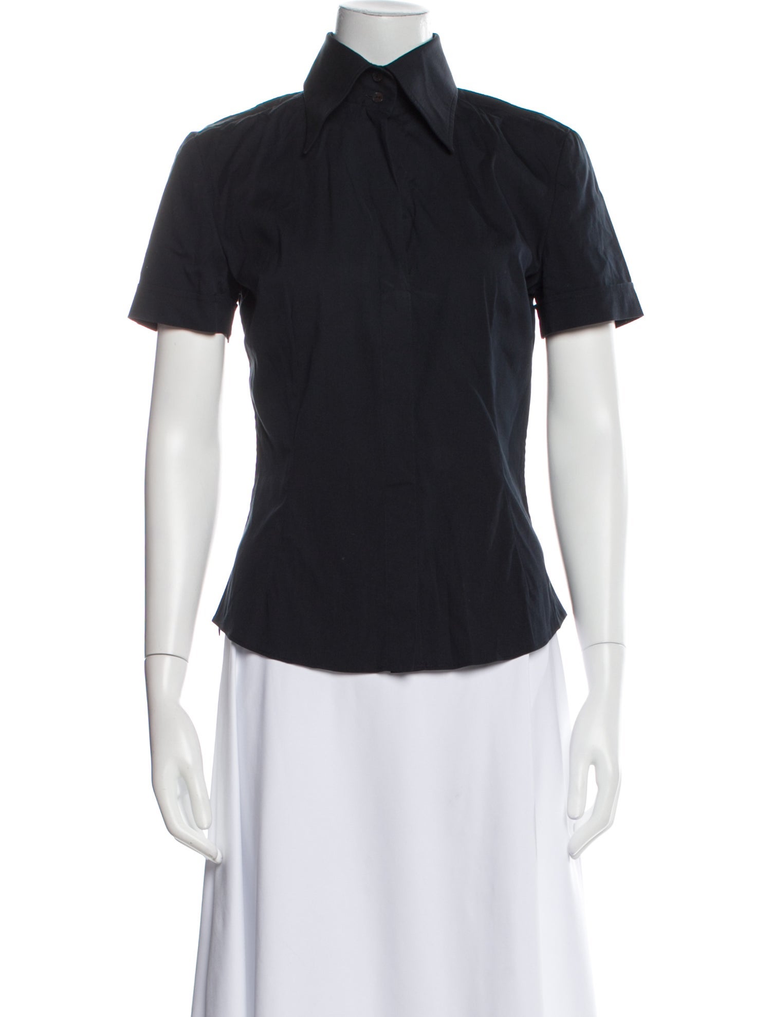 Dolce & Gabbana Short Sleeve Button-Up Top