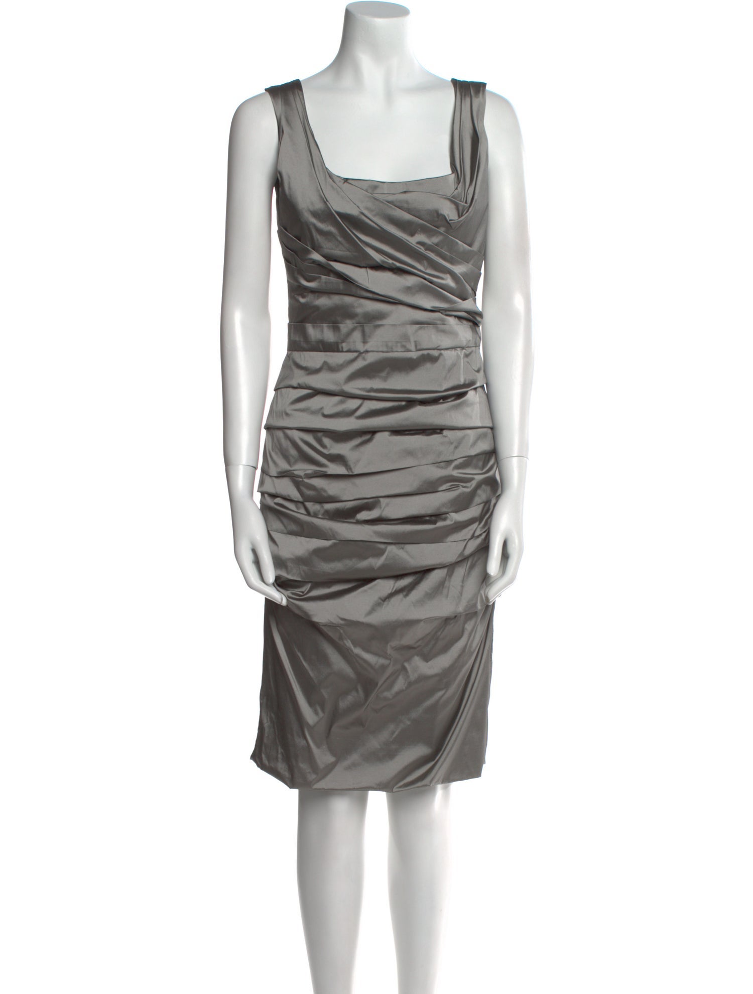 Dolce & Gabbana Silk Knee-Length Dress