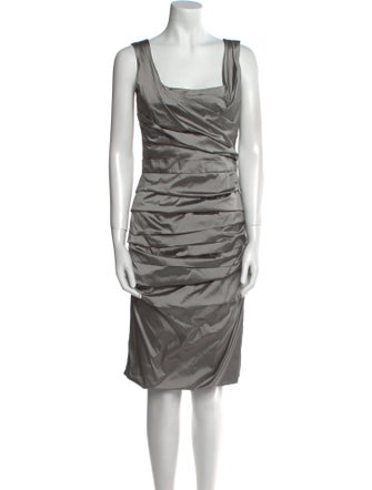 Dolce & Gabbana Silk Knee-Length Dress