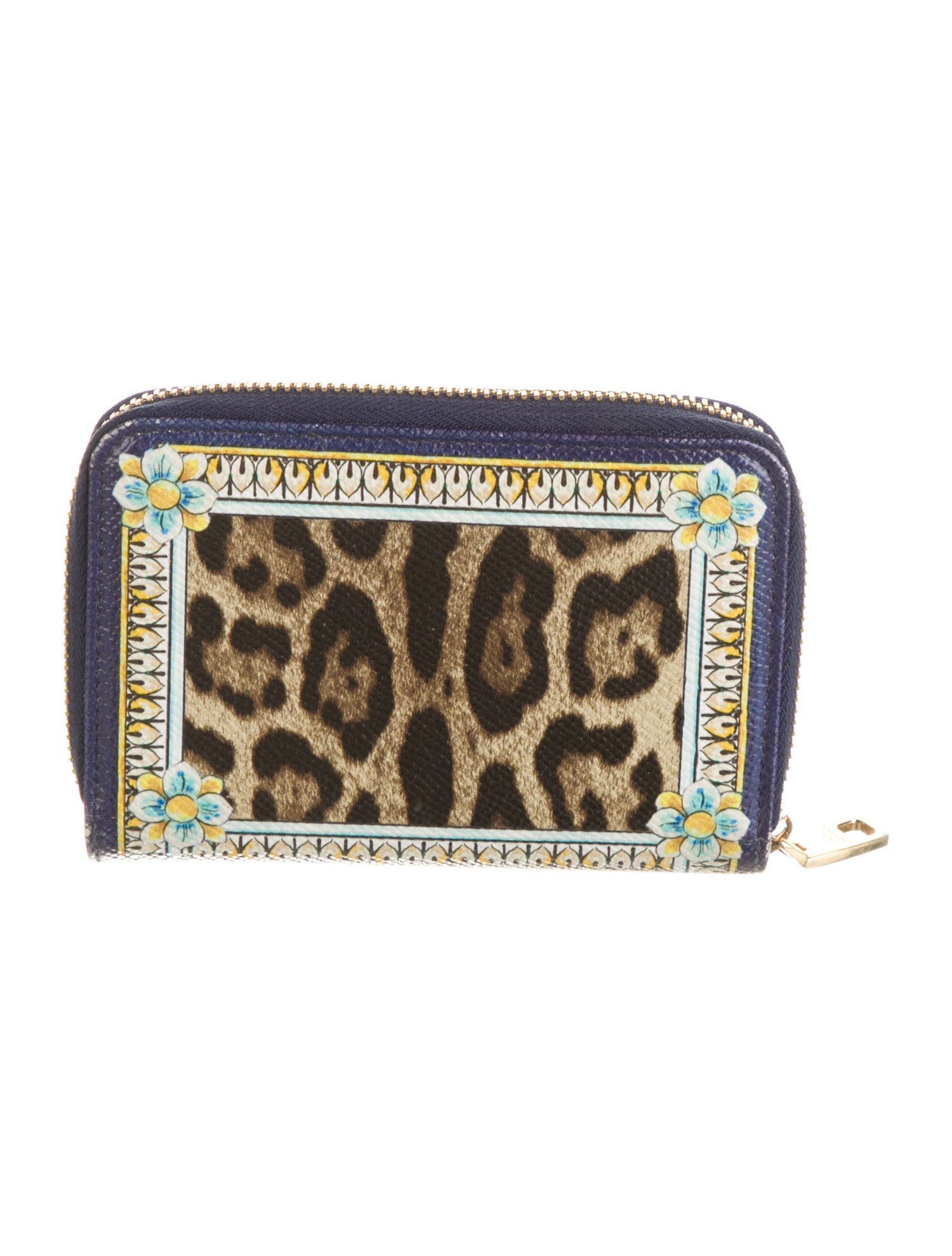 Dolce & Gabbana Leather Printed Wallet