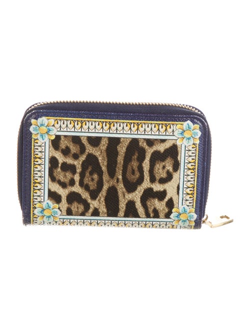 Dolce & Gabbana Leather Printed Wallet