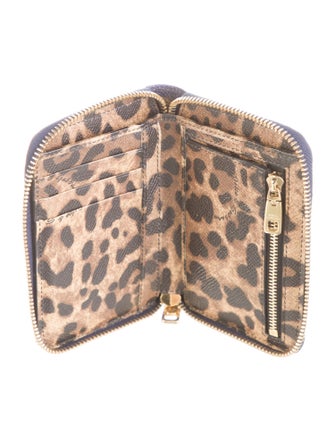 Dolce & Gabbana Leather Printed Wallet