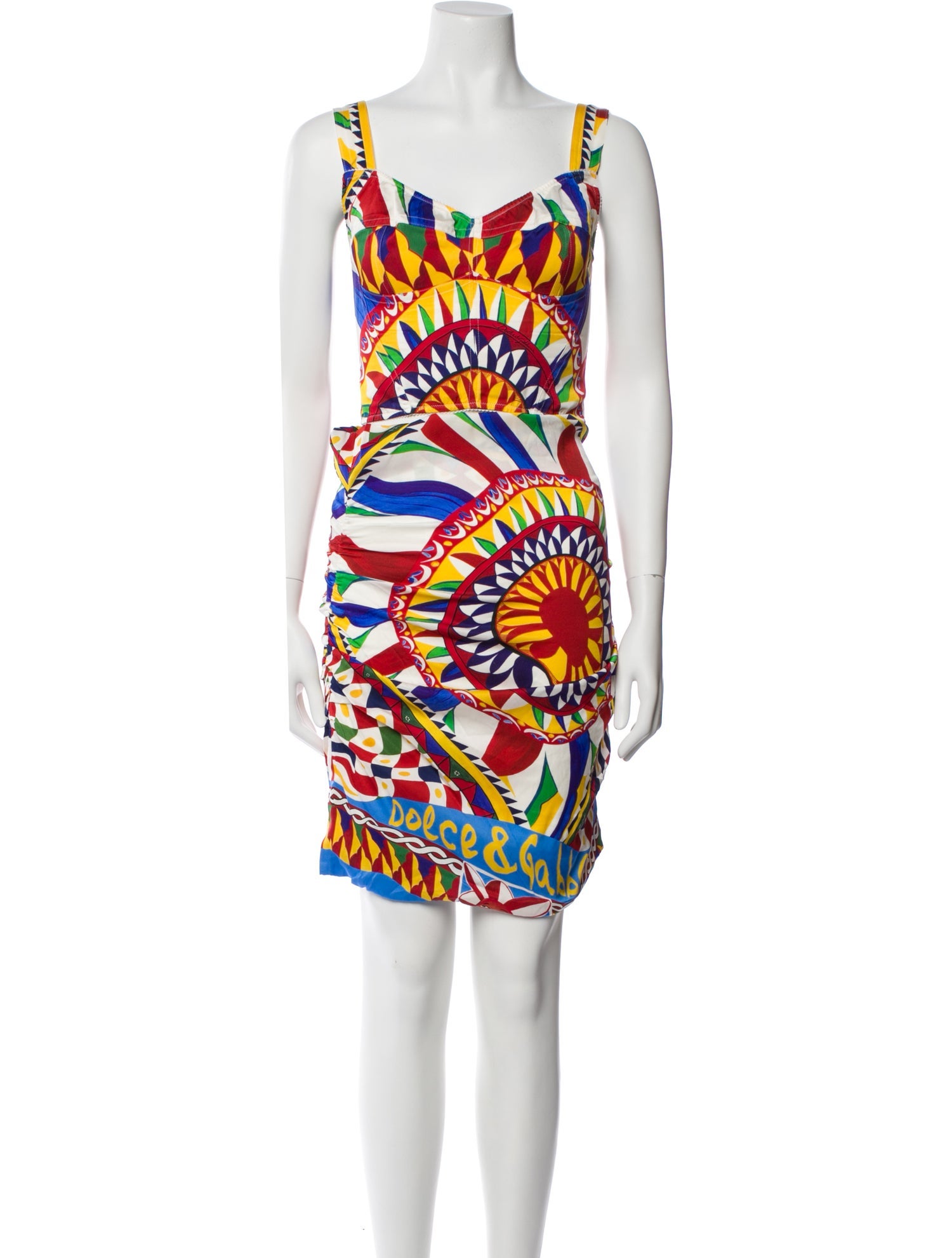 Dolce & Gabbana Silk Printed Skirt Set