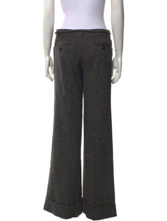 Dolce & Gabbana Houndstooth Print Wide Leg Pants