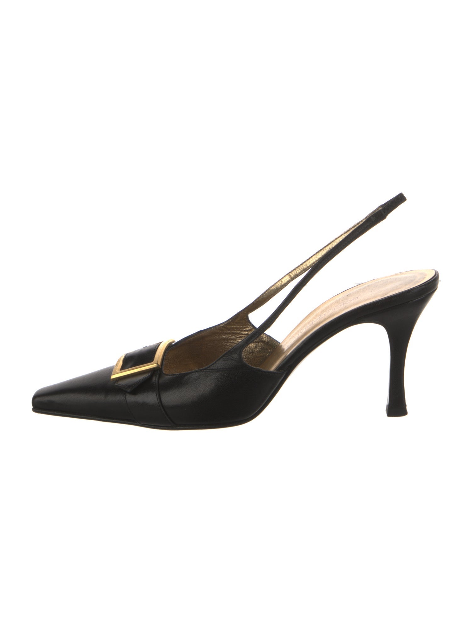 Dolce & Gabbana Vintage Leather Slingback Pumps