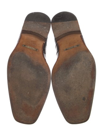 Dolce & Gabbana Alligator Dress Loafers