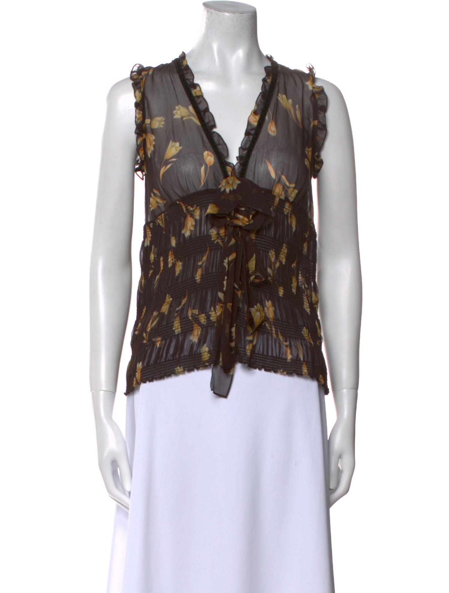 Dolce & Gabbana Silk Printed Blouse