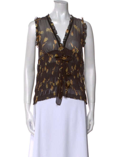 Dolce & Gabbana Silk Printed Blouse