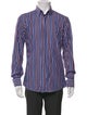 Dolce & Gabbana Striped Long Sleeve Dress Shirt