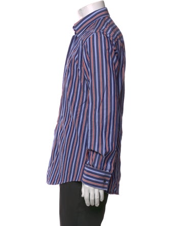 Dolce & Gabbana Striped Long Sleeve Dress Shirt