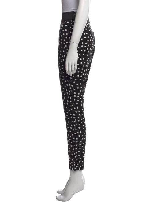 Dolce & Gabbana Polka Dot Print Straight Leg Pants