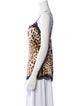 Dolce & Gabbana Silk Animal Print Nightgown