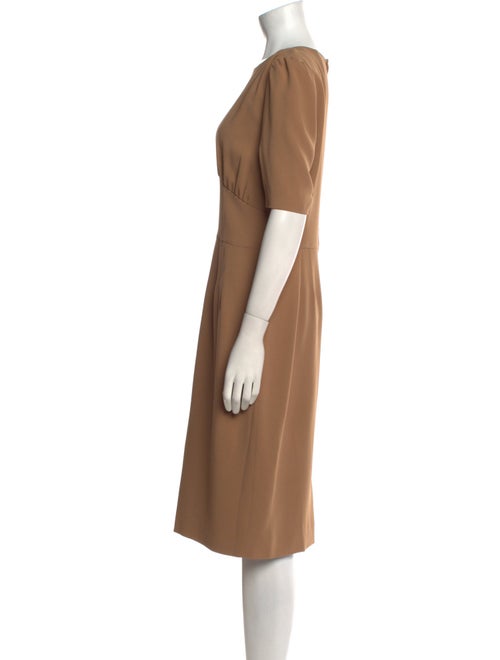 Dolce & Gabbana Scoop Neck Midi Length Dress