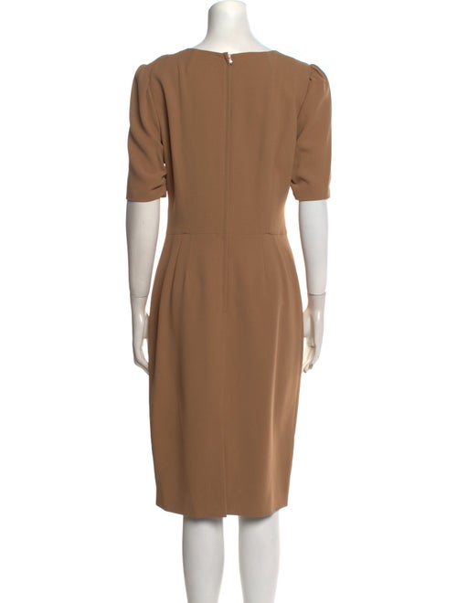 Dolce & Gabbana Scoop Neck Midi Length Dress