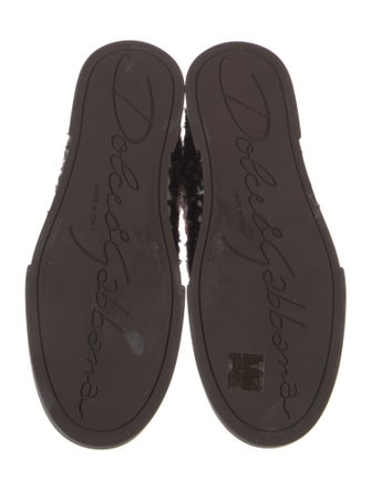 Dolce & Gabbana Tweed Tweed Pattern Sneakers