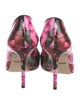 Dolce & Gabbana Leather Floral Print Pumps