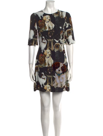 Dolce & Gabbana Printed Mini Dress
