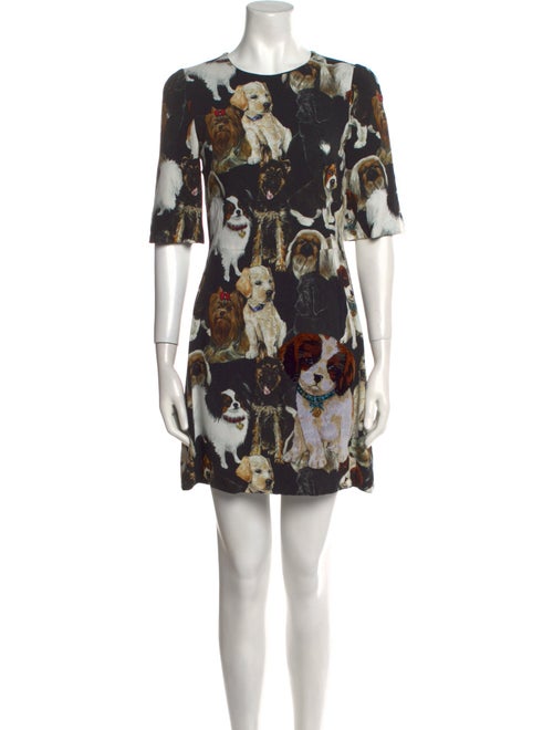 Dolce & Gabbana Printed Mini Dress