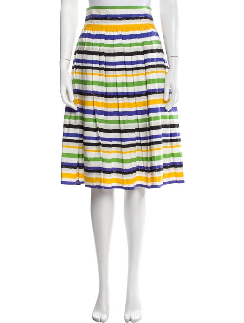 Dolce & Gabbana Striped Knee-Length Skirt