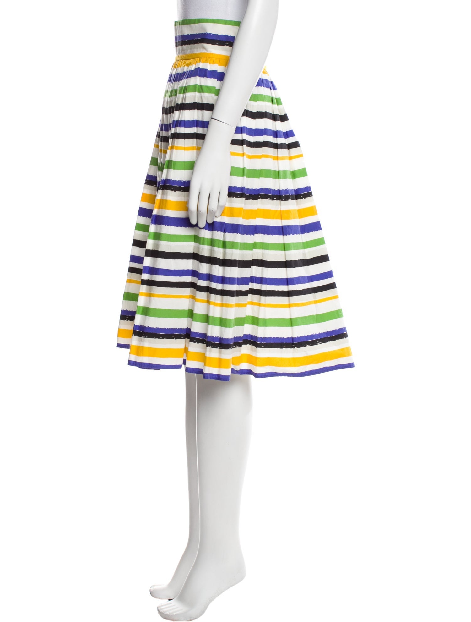 Dolce & Gabbana Striped Knee-Length Skirt