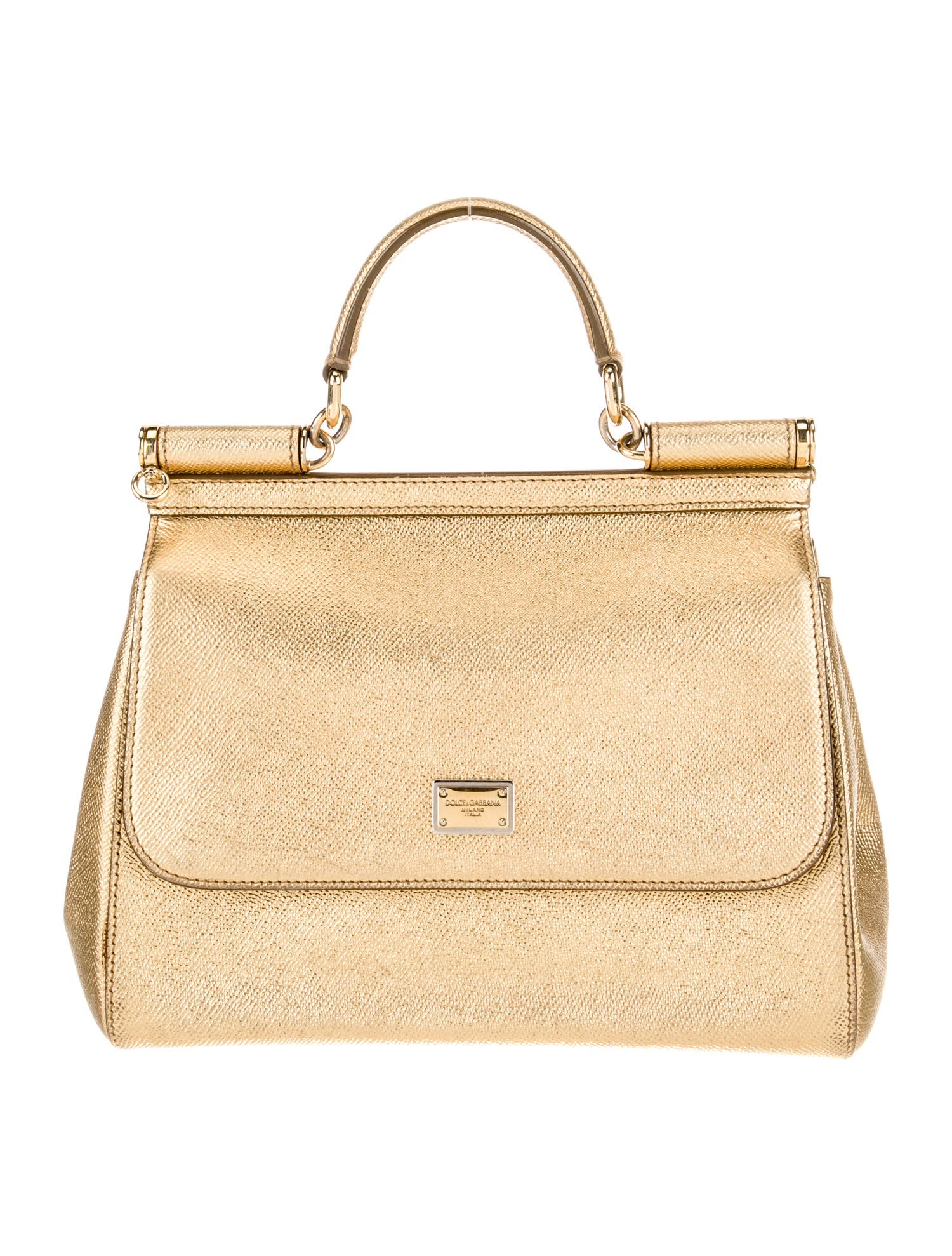 Dolce & Gabbana Leather Top Handle Bag