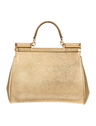 Dolce & Gabbana Leather Top Handle Bag