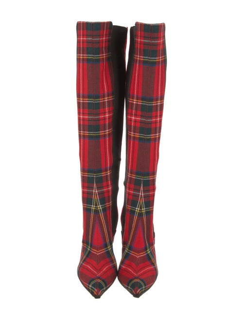 Dolce & Gabbana Printed Sock Boots