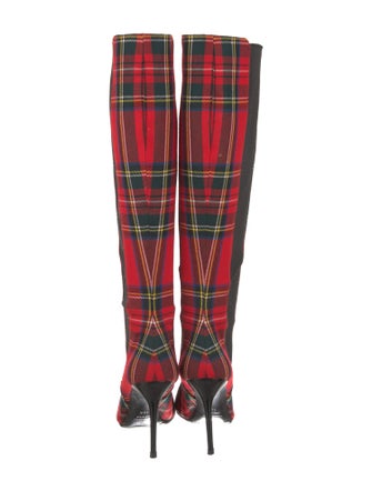 Dolce & Gabbana Printed Sock Boots