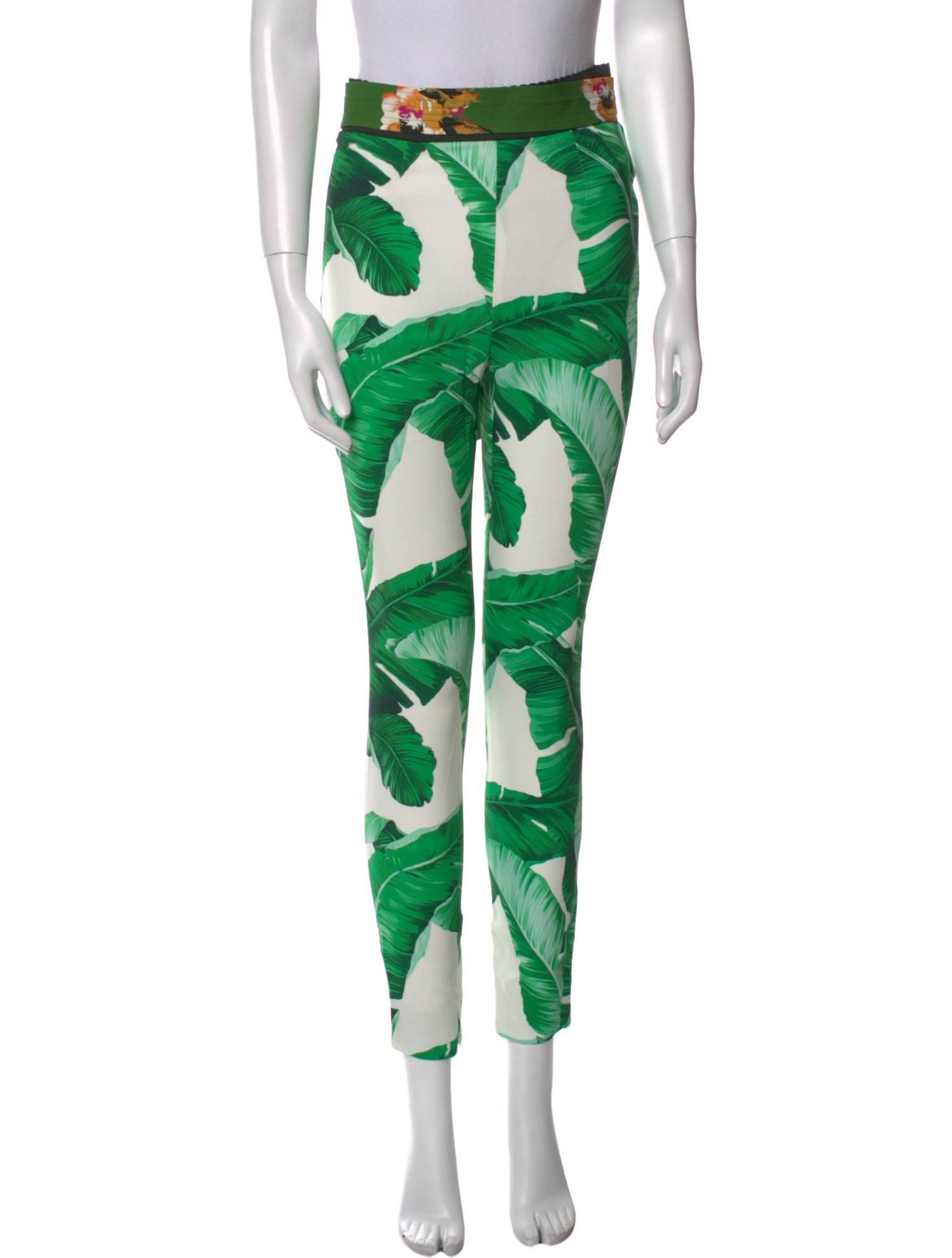 Dolce & Gabbana Printed Skinny Leg Pants w/ Tags