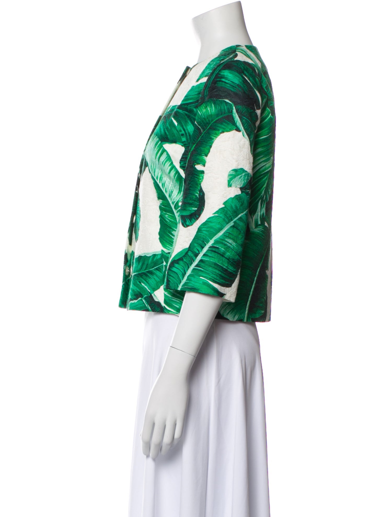 Dolce & Gabbana Floral Print Evening Jacket w/ Tags