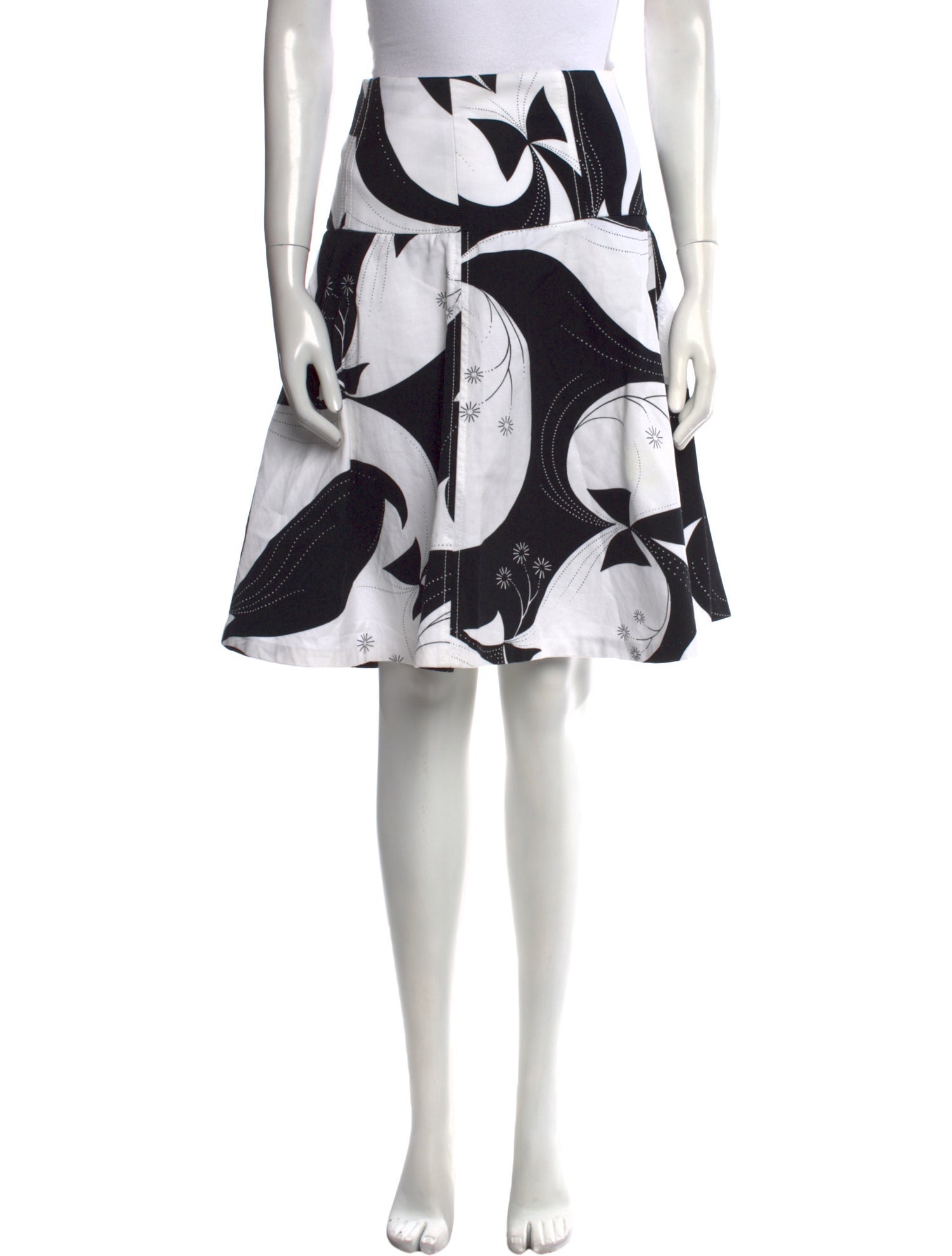 Dolce & Gabbana Printed Knee-Length Skirt