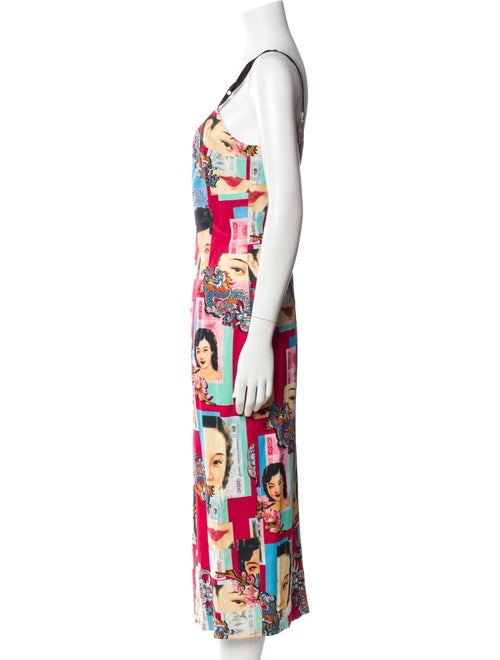 D&G Printed Long Dress