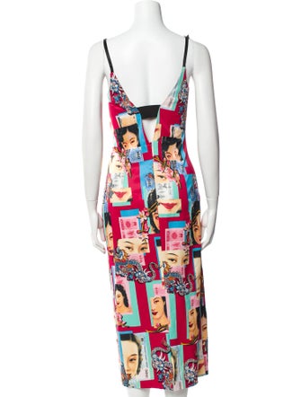 D&G Printed Long Dress