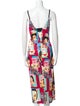 D&G Printed Long Dress