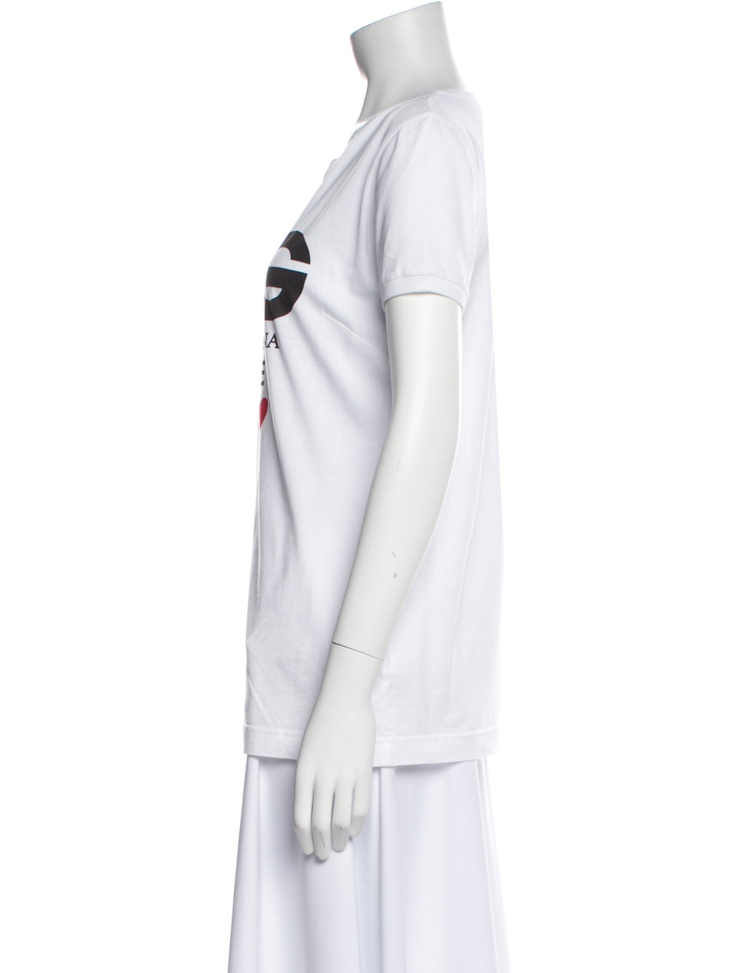 Dolce & Gabbana Graphic Print Crew Neck T-Shirt