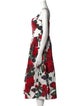 Dolce & Gabbana Floral Print Midi Length Dress