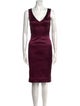 Dolce & Gabbana V-Neck Knee-Length Dress