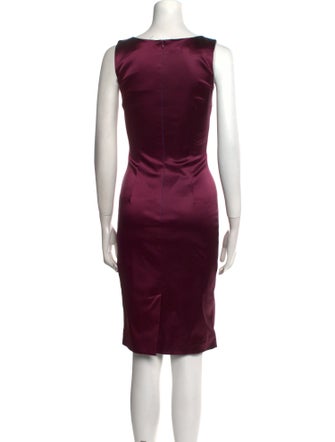 Dolce & Gabbana V-Neck Knee-Length Dress