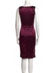 Dolce & Gabbana V-Neck Knee-Length Dress
