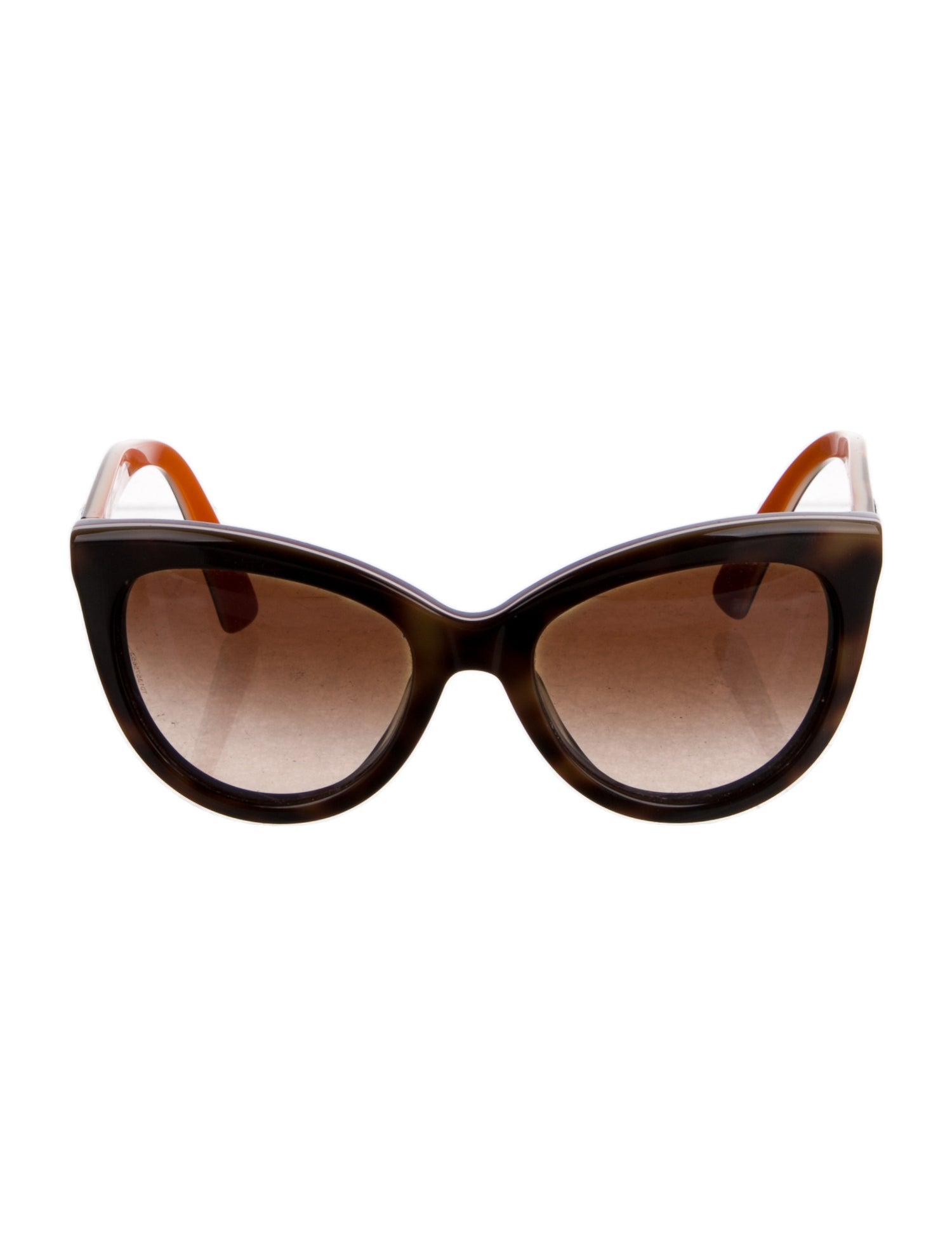 Dolce & Gabbana Majolica Print Cat-Eye Sunglasses