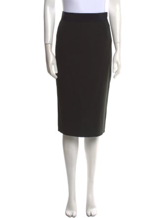Dolce & Gabbana Virgin Wool Knee-Length Skirt