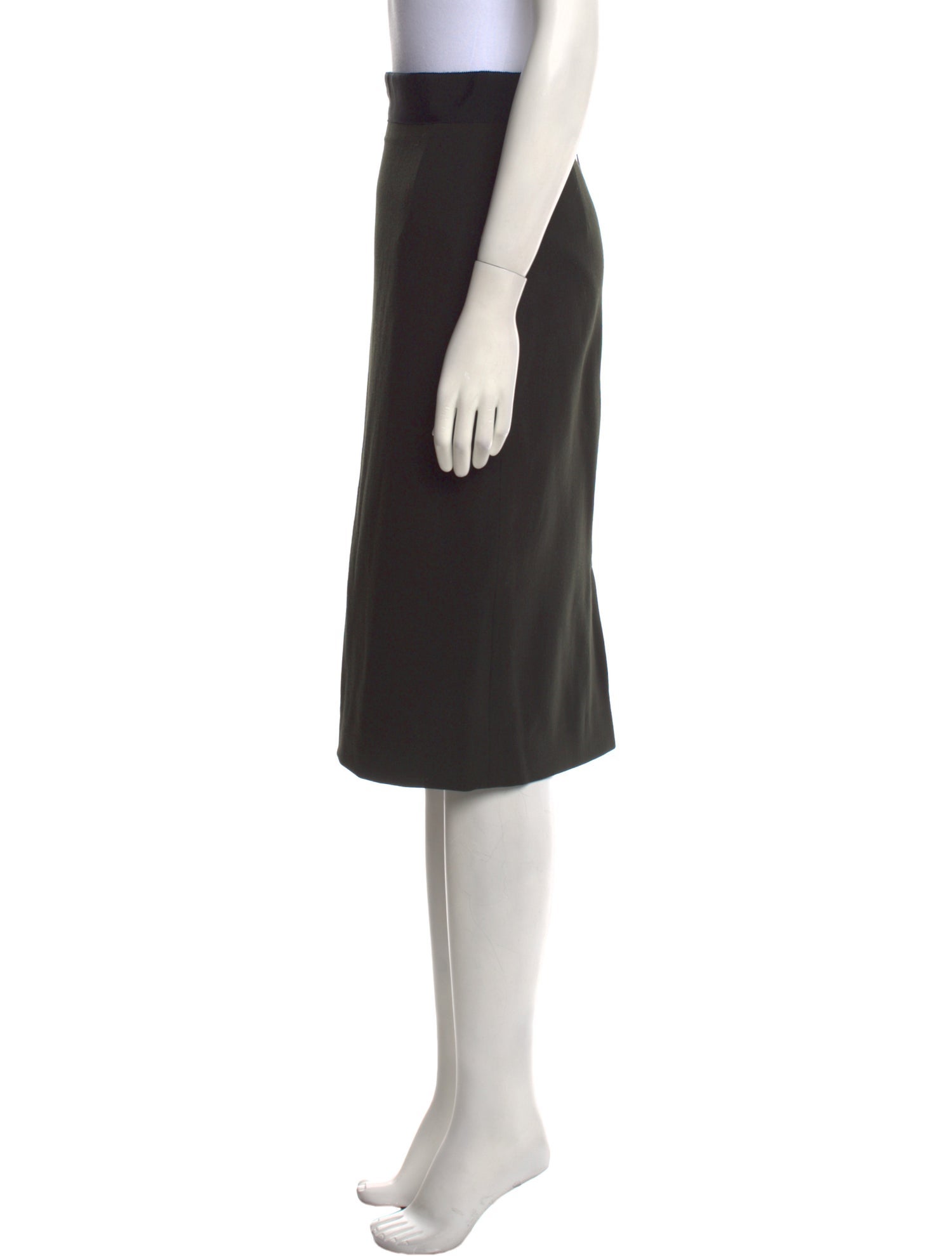 Dolce & Gabbana Virgin Wool Knee-Length Skirt