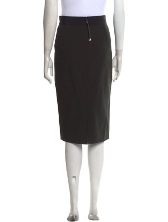 Dolce & Gabbana Virgin Wool Knee-Length Skirt