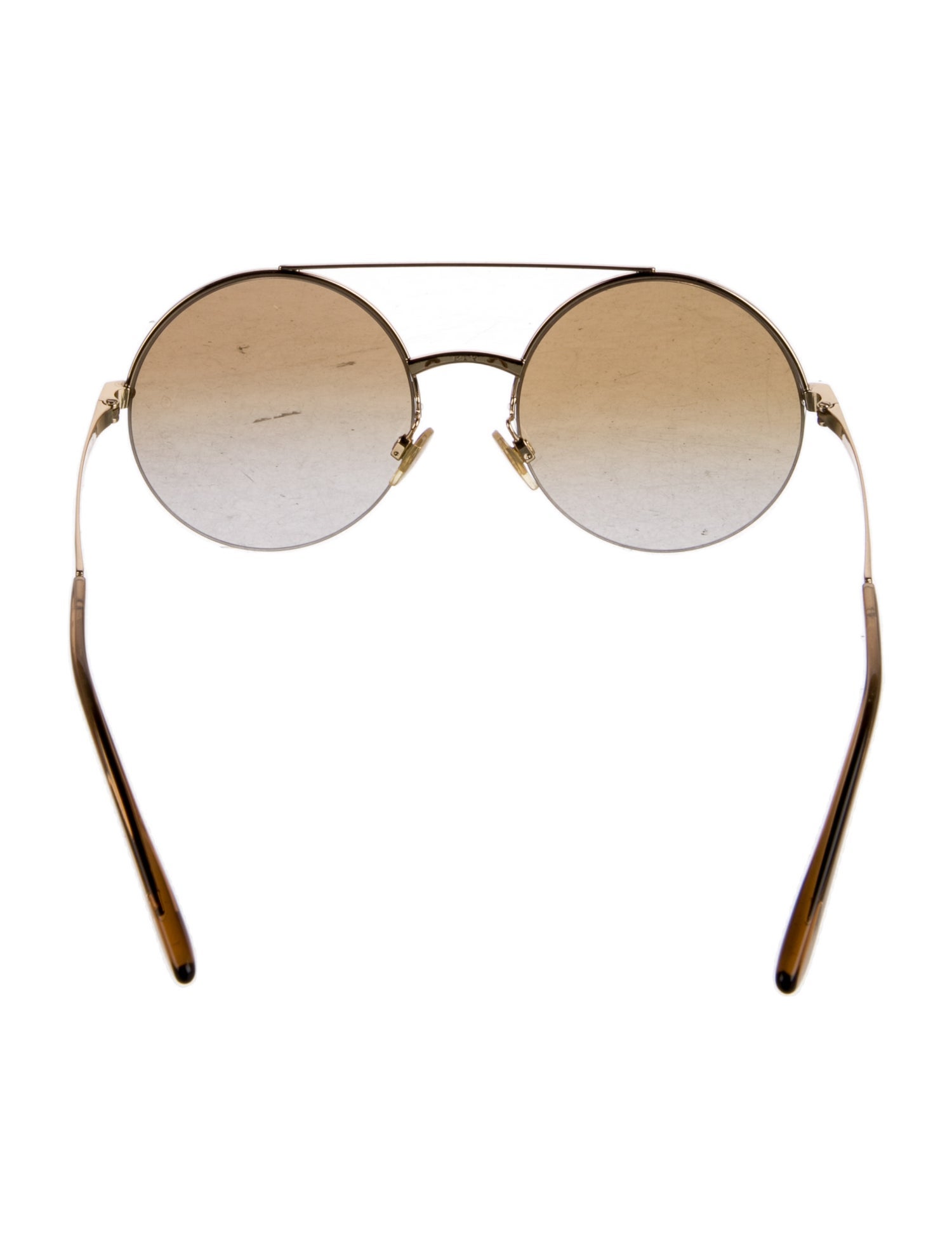 Dolce & Gabbana Round Gradient Sunglasses