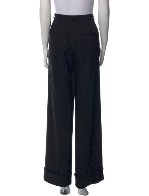 Dolce & Gabbana Virgin Wool Wide Leg Pants