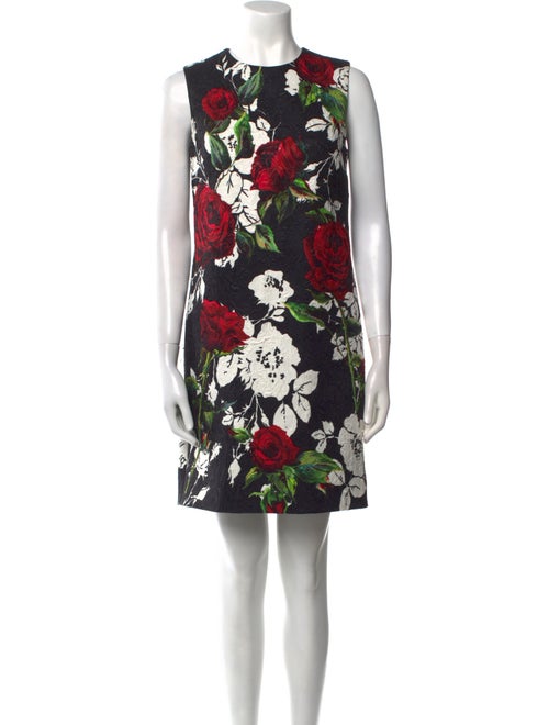 Dolce & Gabbana Floral Print Mini Dress